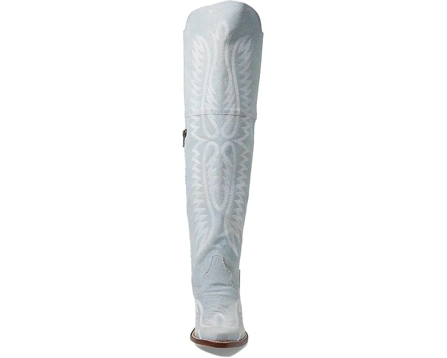 Ковбойские сапоги Dan Post Blue Jean Dream с декоративной строчкой и молнией