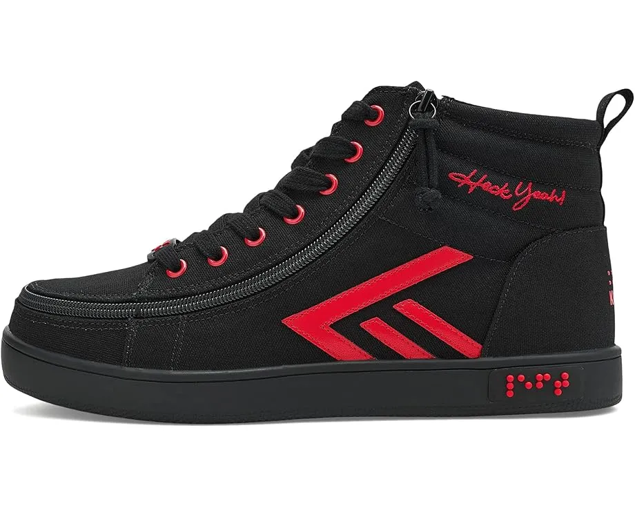 Высокие кроссовки BILLY CS High Top с молнией по периметру и шрифтом Брайля на подошве
