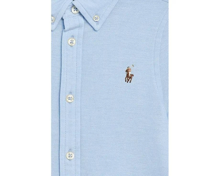 Короткий рубашка-поло Oxford из трикотажа Polo Ralph Lauren
