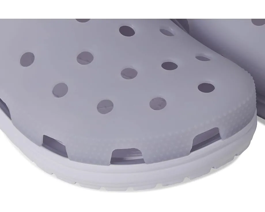 Классические сабо Crocs Classic Frosted с матовым покрытием