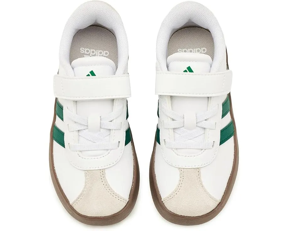 Кеды Adidas VL Court 3.0 на шнурках с липучкой для детей