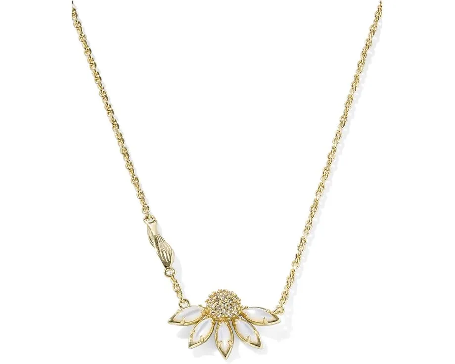 Подвеска Kendra Scott Anya Flower Short с цветочным узором