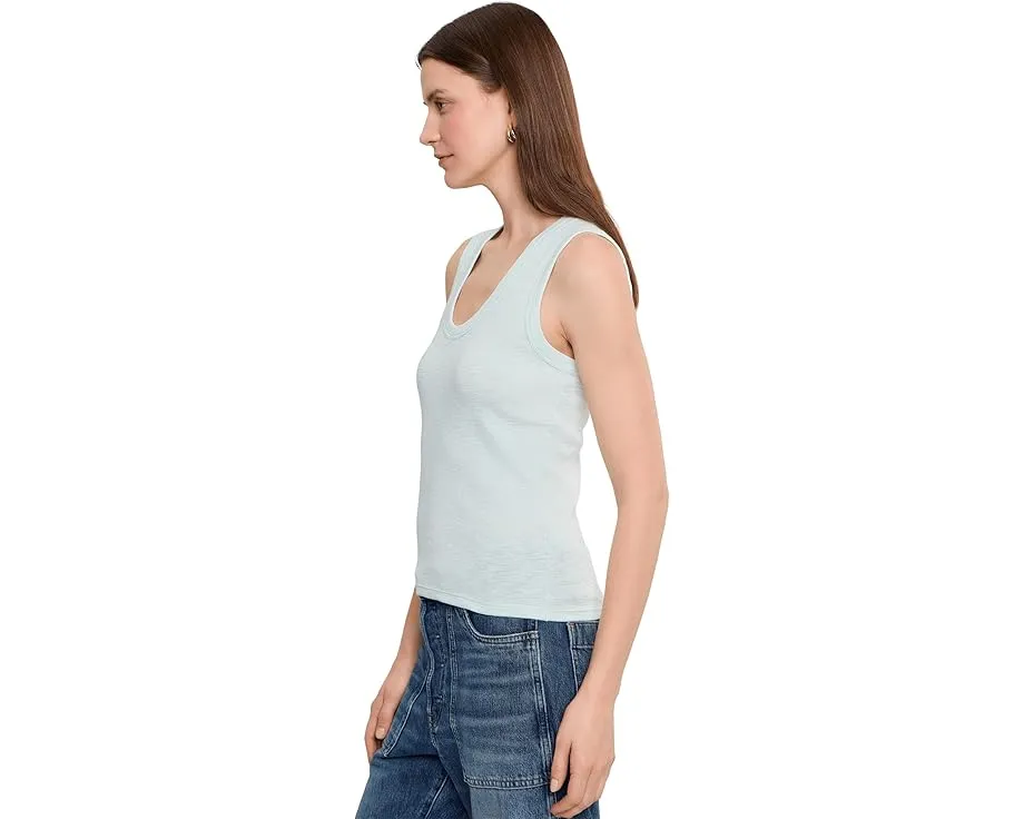 Lilla P Майка с круглым вырезом из рубчатого слаба облегающего кроя