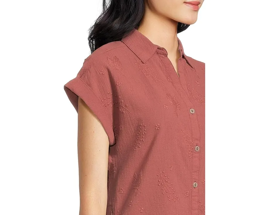 Рубашка Royal Robbins Oasis с коротким рукавом и вышивкой