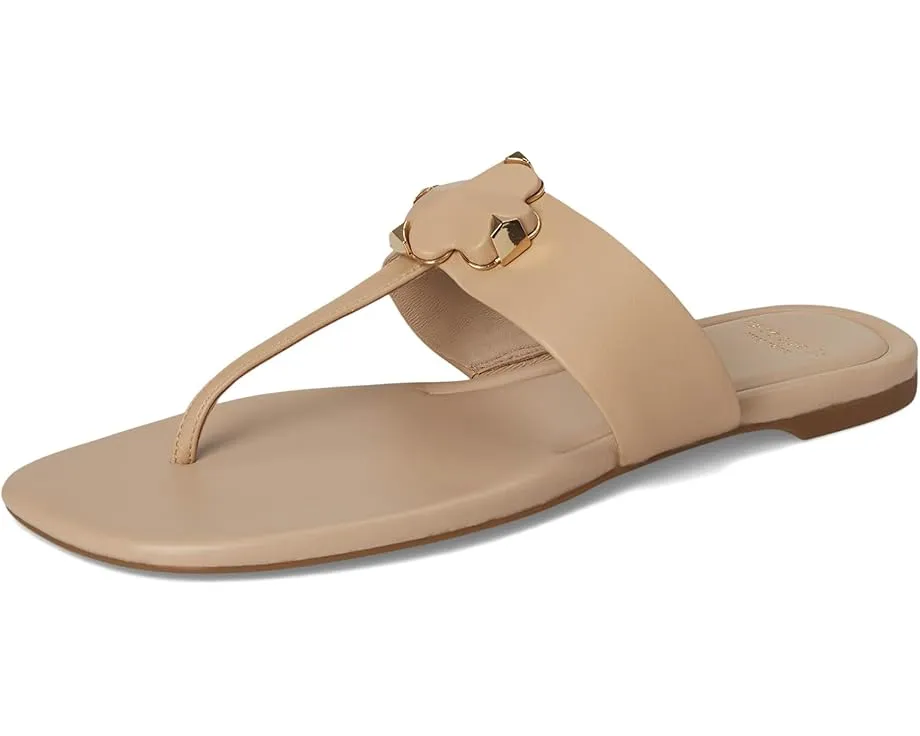 Kate Spade New York сандалии Spade Flower с цветочным мотивом на кожаной подошве