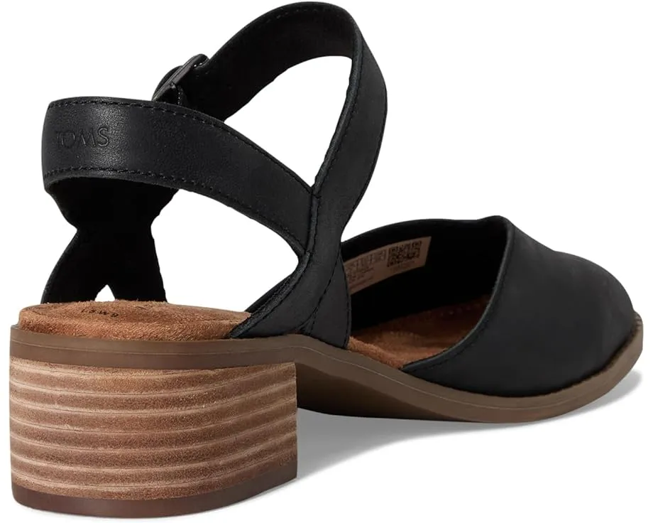 TOMS Туфли Jaclyn на устойчивом каблуке с ремешком и пряжкой