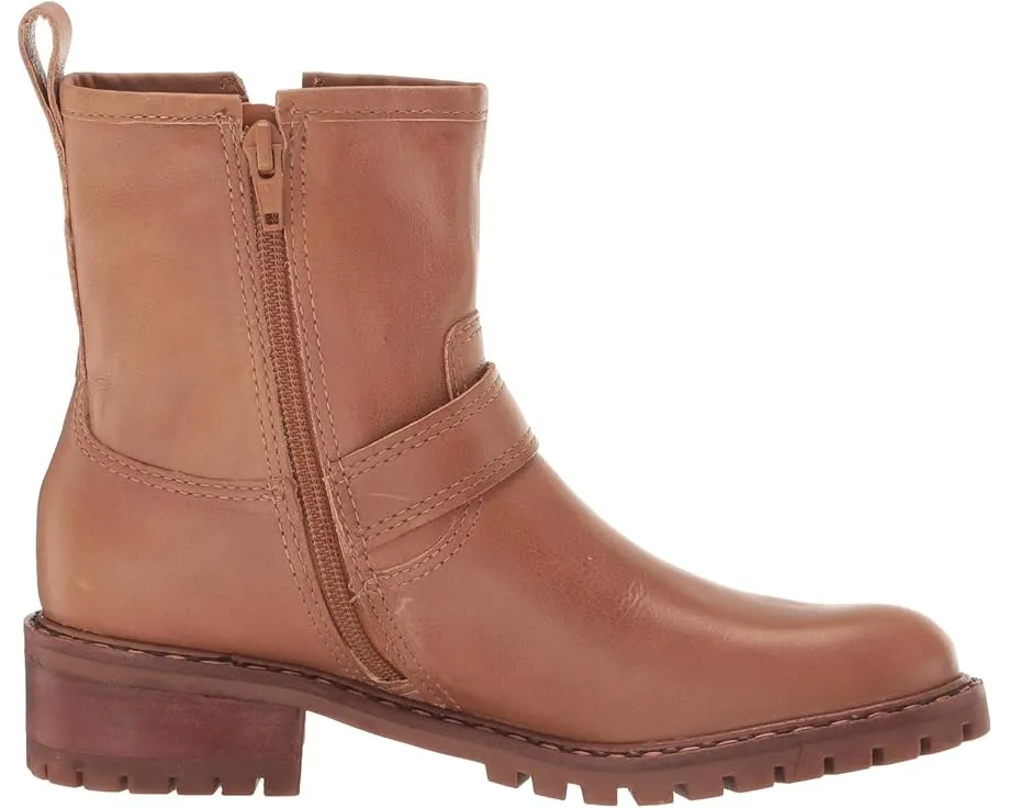 Ботинки Lucky Brand Kenadie с круглым носком на устойчивом каблуке и боковой молнией