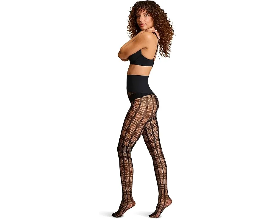 Commando сетчатый топ в клетку с эффектом прозрачности