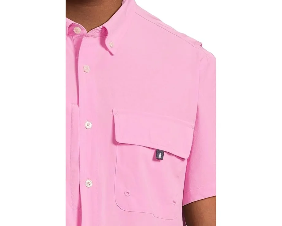 Рубашка Chubbies The Pink n' Proud с защитой UPF 50 и отложным воротником