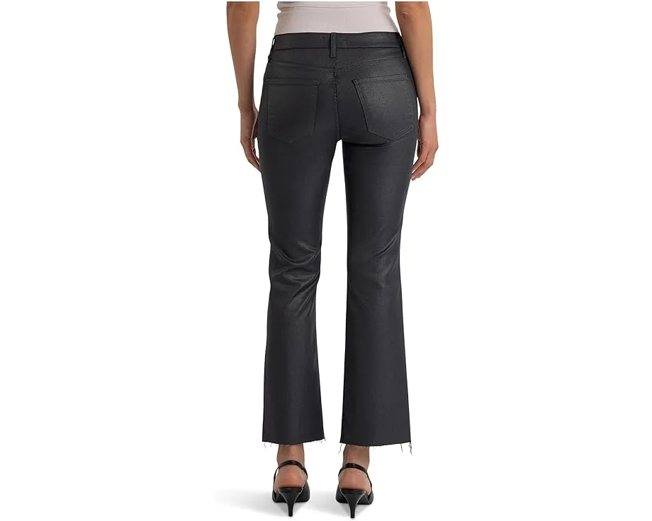 Джинсы Kelsey High-Rise Ankle Flare With Raw Hem с необработанным краем