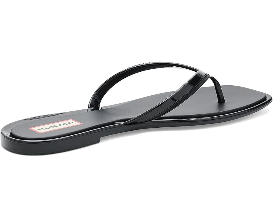 Hunter сланцы Marin с квадратным носком и плоской подошвой