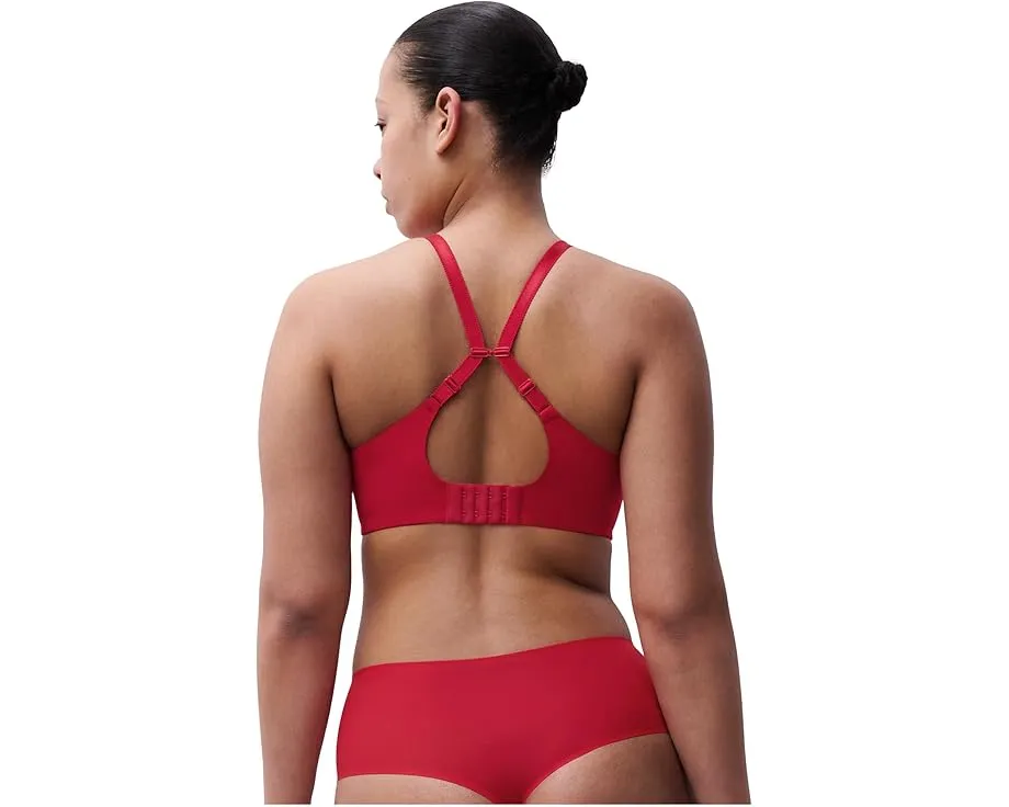 Бюстгальтер Chantelle Norah Chic Plunge T-Shirt Bra с кружевом и поддержкой