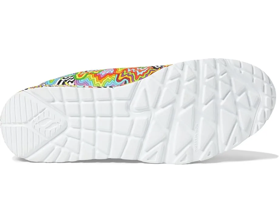 Детские кроссовки Skechers Uno Lite с ярким дизайном и пеной Memory Foam