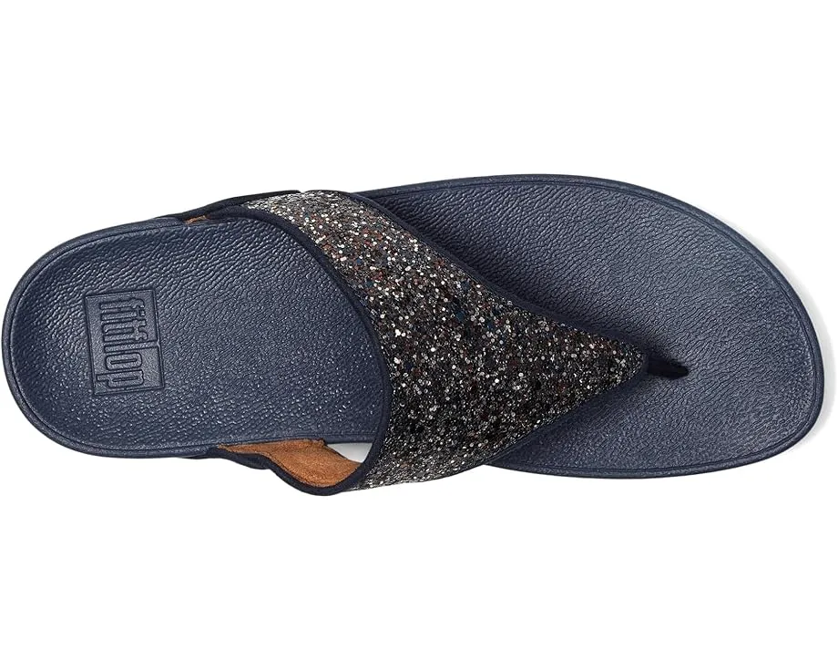 Сандалии FitFlop Lulu Multi-Tonal Glitter с перемычкой и блестками