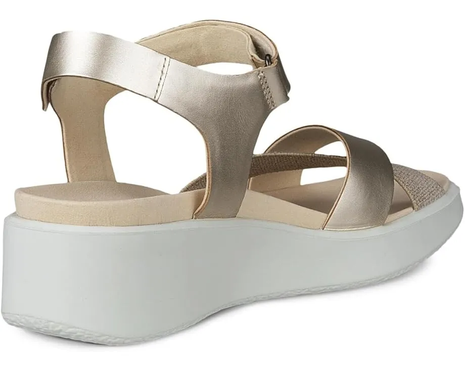 Сандалии ECCO Flowt Wedge Luxury Crossband с клиновидным каблуком и регулируемой лодыжечной лямкой
