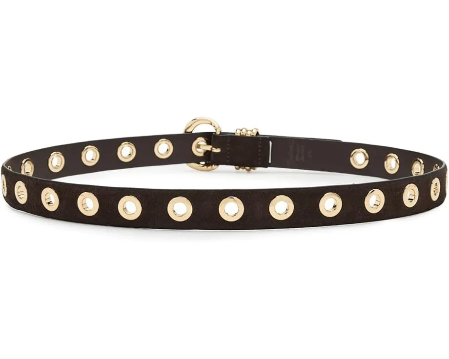 Ремень Madewell Suede Inez Eyelet из замши с металлическими люверсами