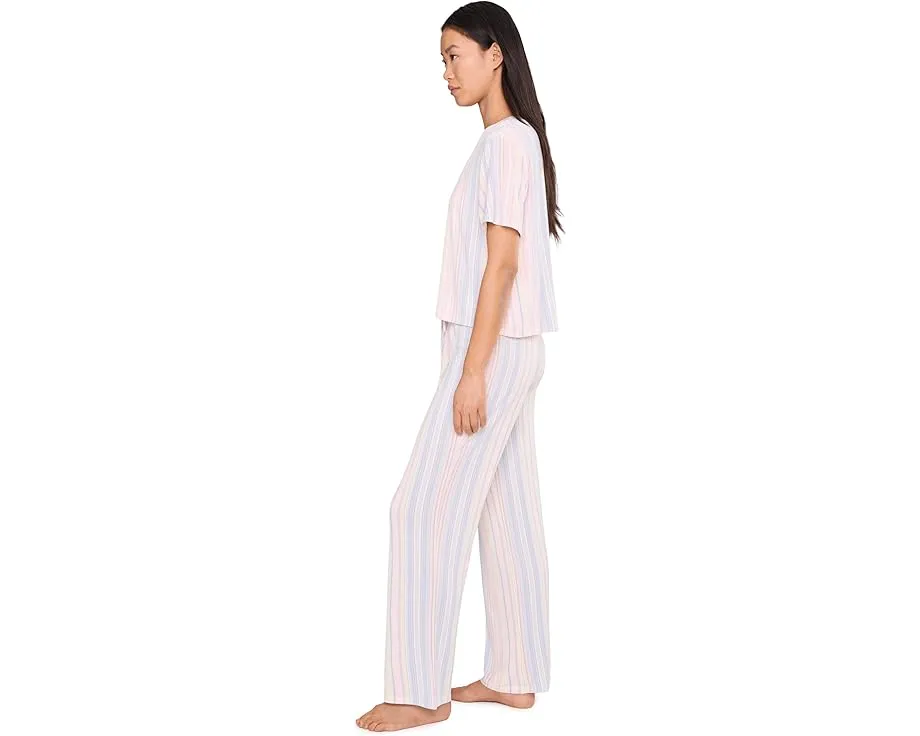 HONEYDEW пижамный комплект из футболки и широких брюк с манжетами
