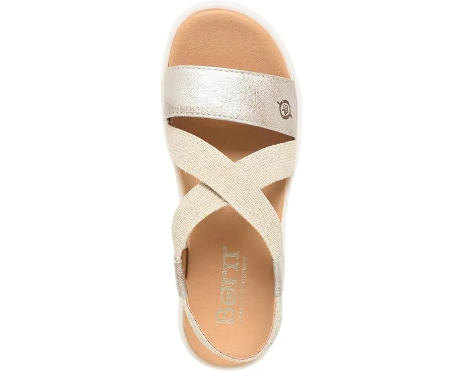 Босоножки Born Kasady на платформе с клиновидным каблуком и стелькой из ткани