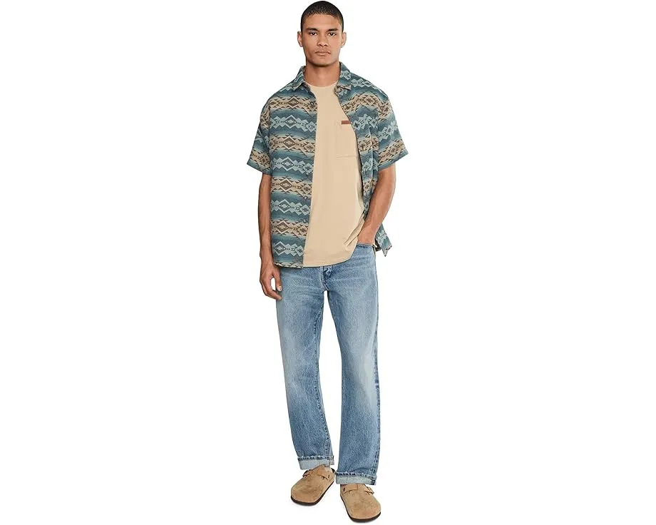 Pendleton рубашка из замши Gateway с коротким рукавом и геометрическим принтом