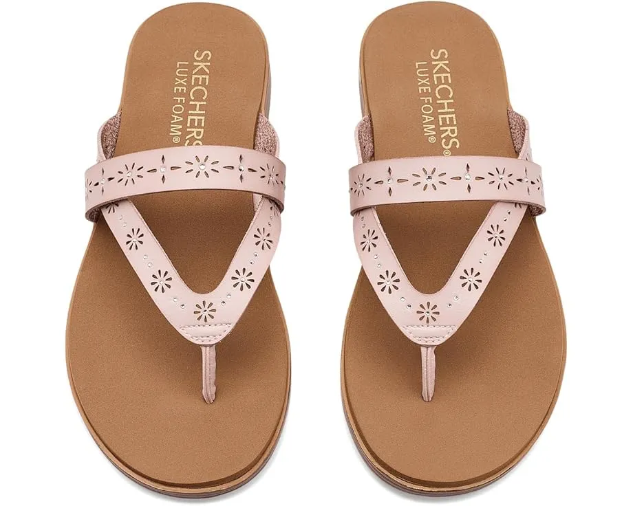 SKECHERS сандалии Summer Cove Spring Showers с цветочным декором и мягкой стелькой