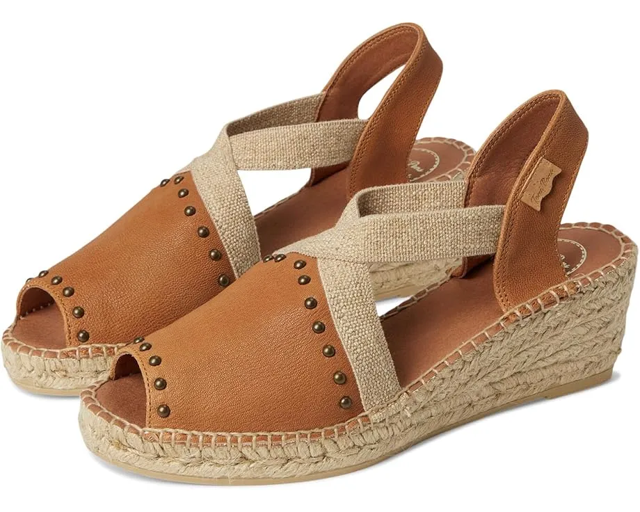 Сандалии Toni Pons Madrid из мягкой кожи с открытым мысом на клине