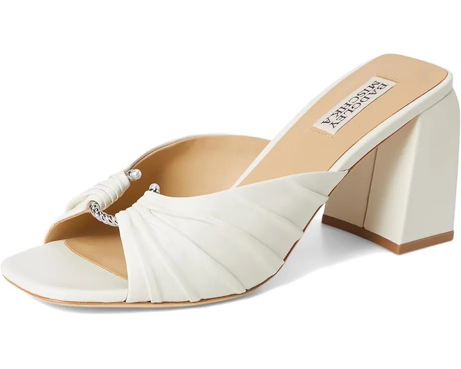 Босоножки Badgley Mischka Vayla на квадратном каблуке со стеганым верхом и открытым носком