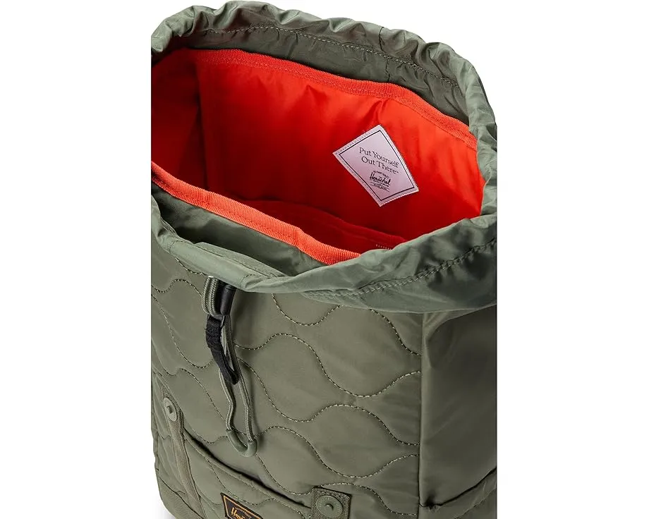 Маленький стеганый рюкзак Herschel Retreat Capsule Quilted с переработанной тканью