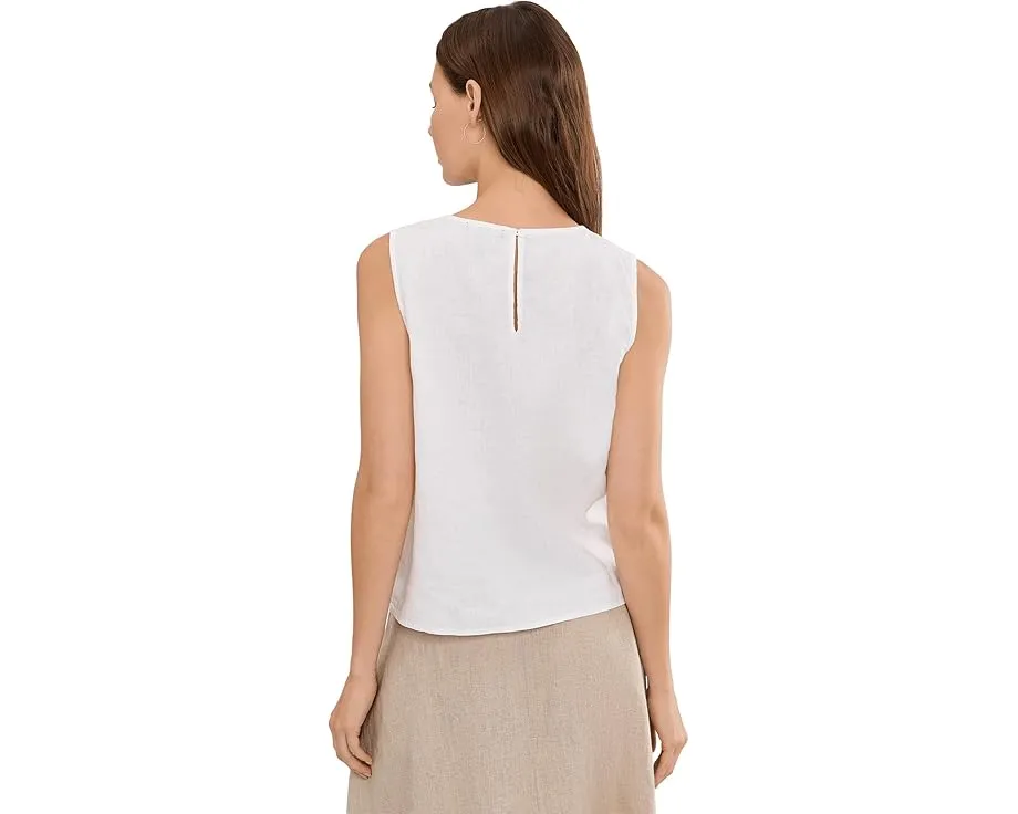Топ Eileen Fisher Organic Linen с круглым вырезом из органического льна