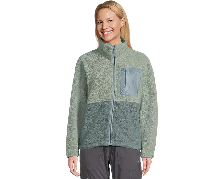 Флисовая куртка Mountainside с цветными блоками и карманами L.L.Bean