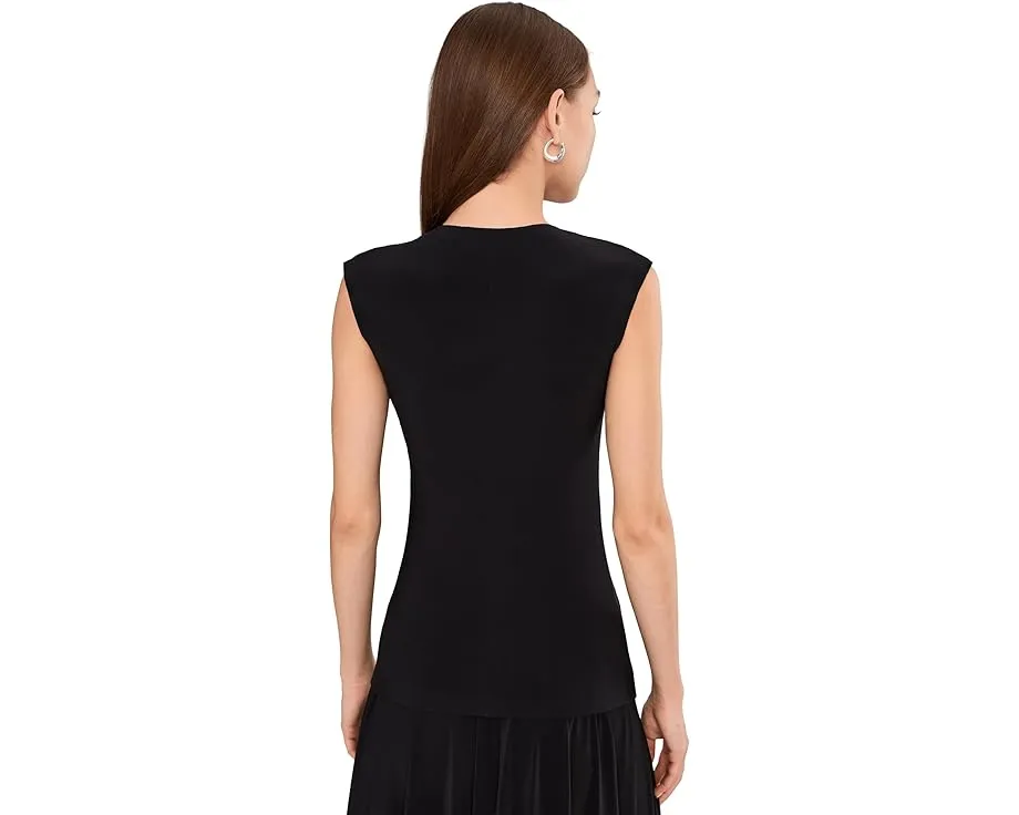 Безрукавный топ Norma Kamali с круглым вырезом для многослойности