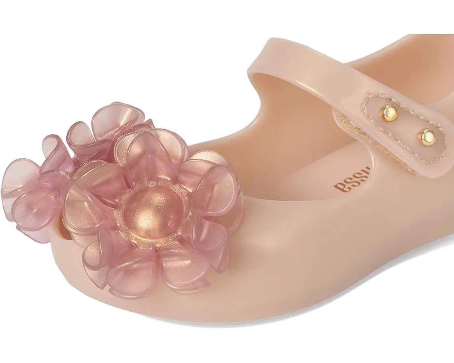 Mini Melissa сандалии Ultragirl Springtime для детей с блестящим покрытием
