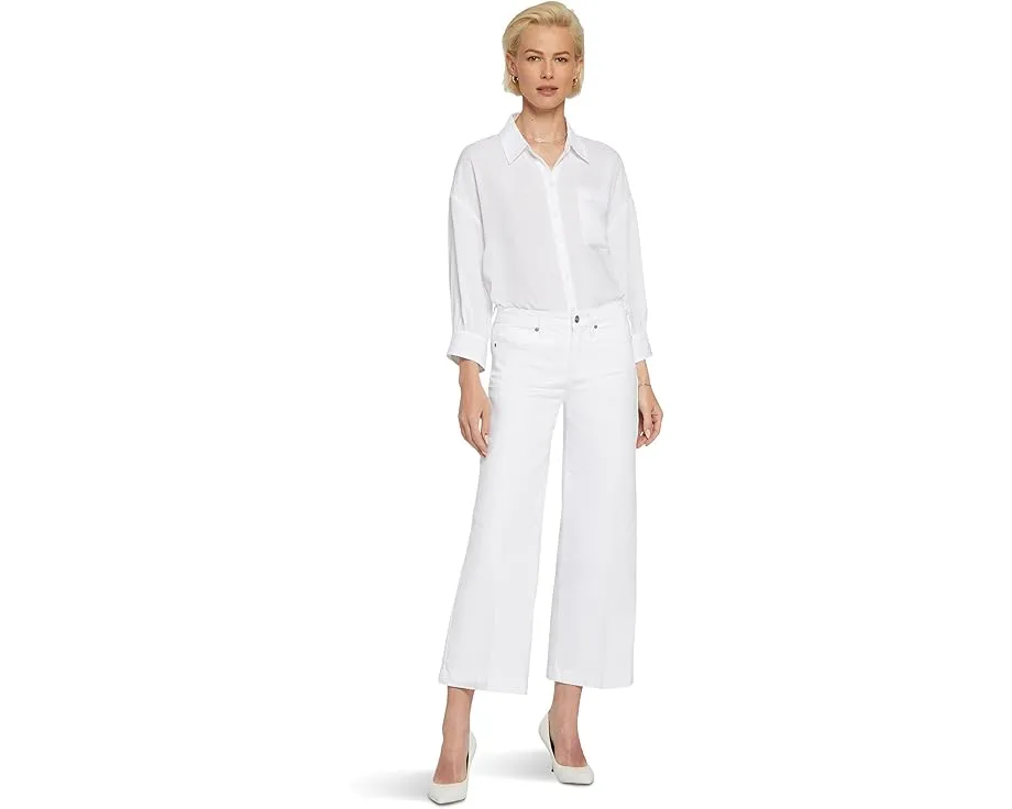 Брюки NYDJ Teresa Wide Leg Ankle с завышенной талией и застежкой на молнии