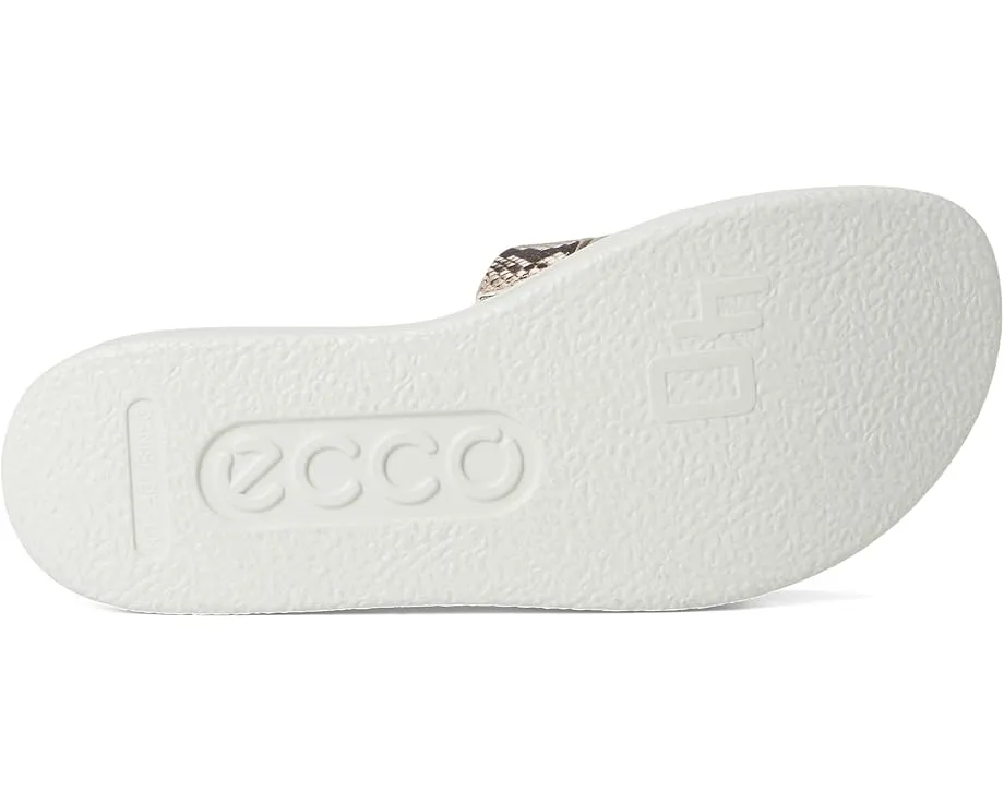Сандалии ECCO Flowt Oasis Slide с кожаным верхом и мягкой стелькой