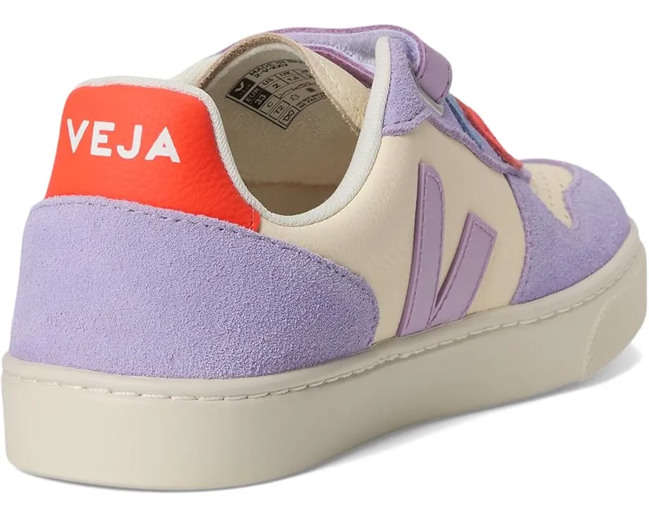 Детские кроссовки VEJA Small V-10 с верхом из замши и экологичными материалами