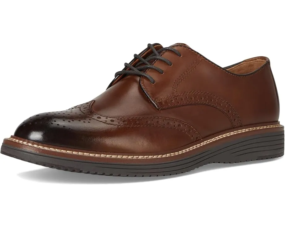 Johnston & Murphy туфли Upton Wingtip с перфорацией и стелькой с эффектом памяти