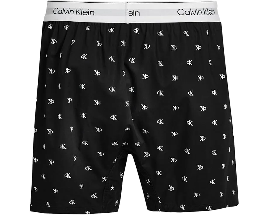 Боксеры Calvin Klein Underwear Cotton Poplin с полосатым принтом