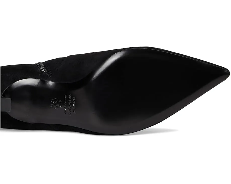 Высокие сапоги Vinnie Zip 50 на изящном каблуке из козьей кожи Stuart Weitzman