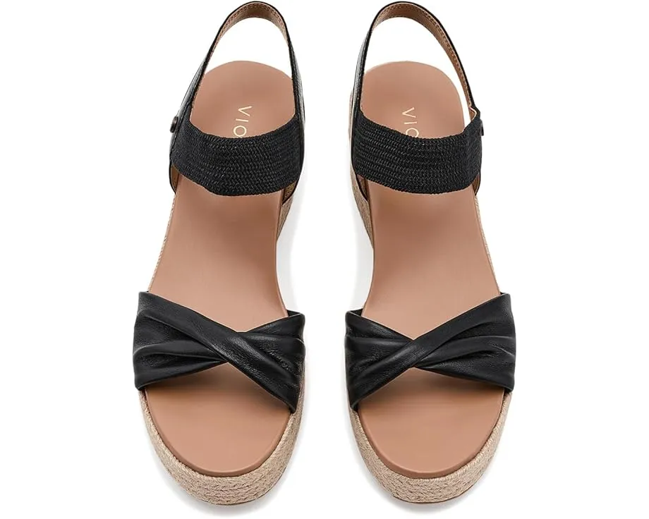 VIONIC Darla эспадрильи на танкетке из премиальной кожи для уверенной походки