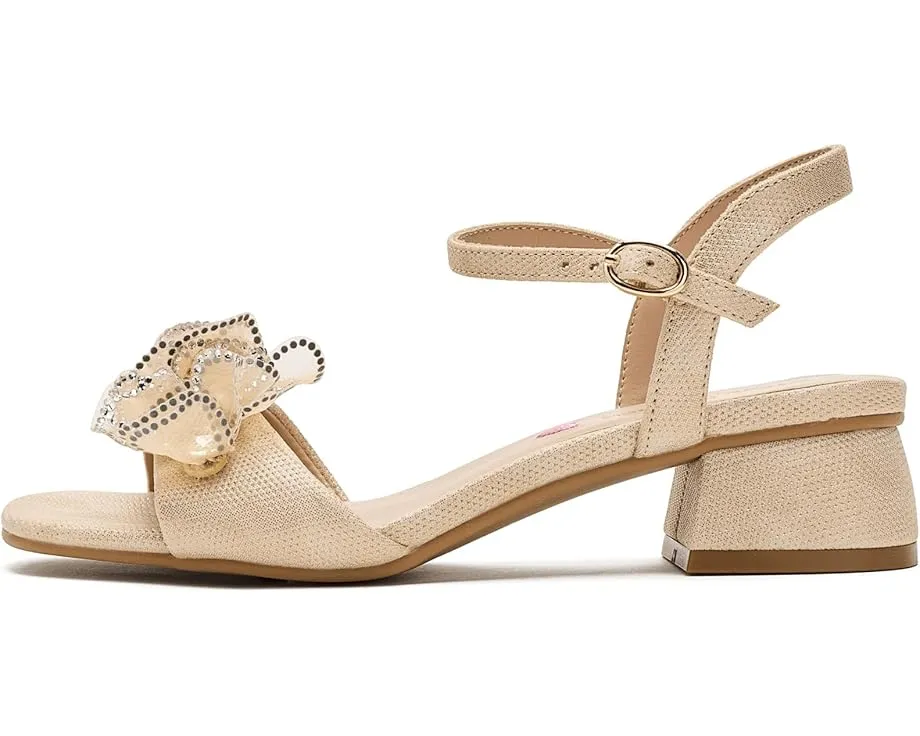 Детские сандалии Steve Madden Kids Cinthia с квадратным каблуком и цветочным декором