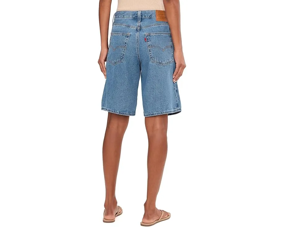 Шорты Levi's Premium Baggy Dad Jort из денима с прямым кроем