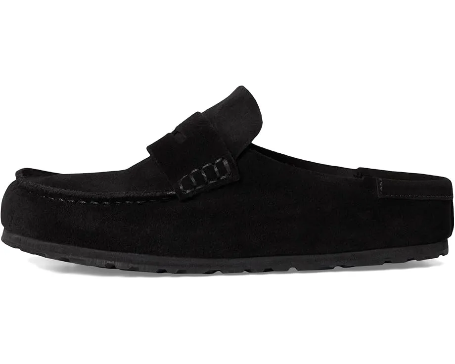 Клоги Birkenstock Naples из замши с пробковой стелькой