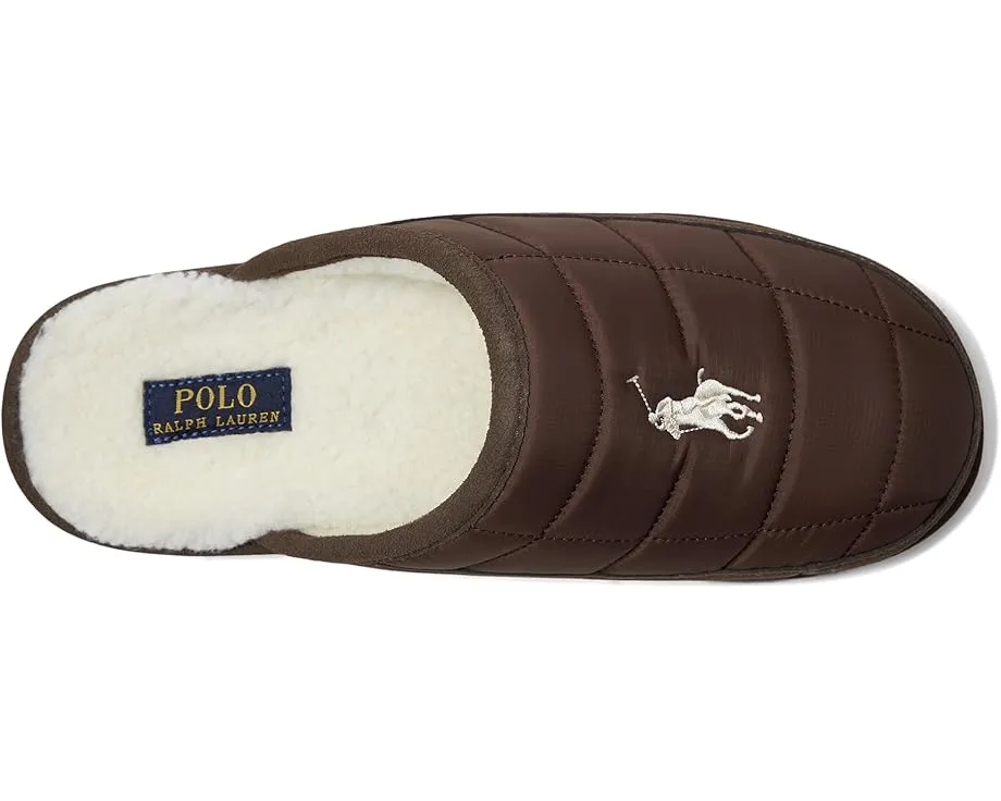 Туфли-шлепанцы Polo Ralph Lauren Reade Scuff II с вышитым пони и меховой подкладкой