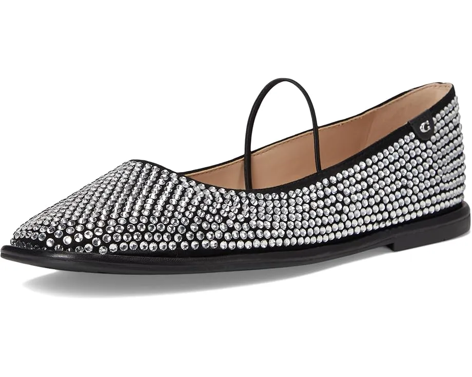 Балетки COACH Emilia Mary Jane с кристаллами и ремешком