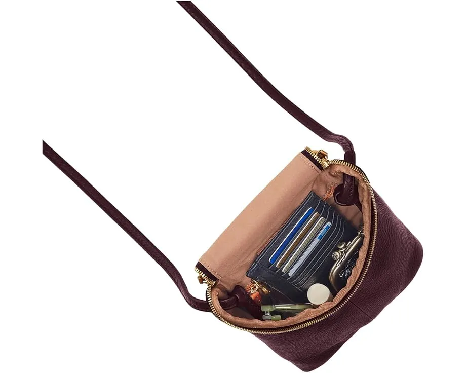 Маленькая кожаная сумка через плечо HOBO Fern