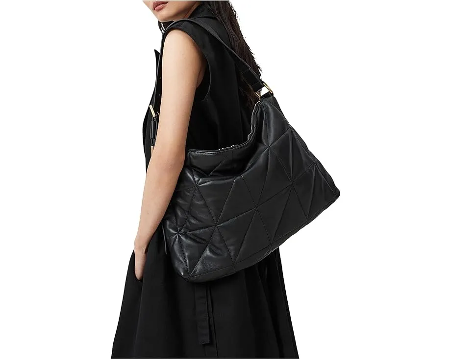 Сумка через плечо AllSaints Edbury Quilt из стеганой кожи с металлической фурнитурой