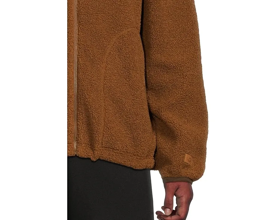 Толстовка UGG Uggbraid с молнией и капюшоном из плюша