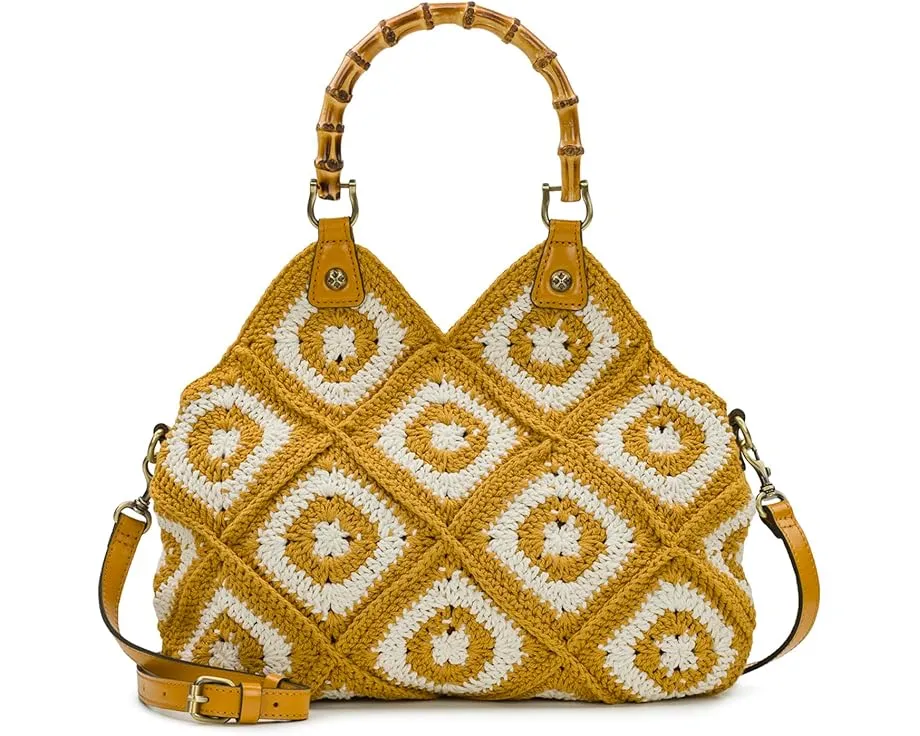 Сумка кроссбоди Patricia Nash Delphi с вязаным узором и кожаными ручками