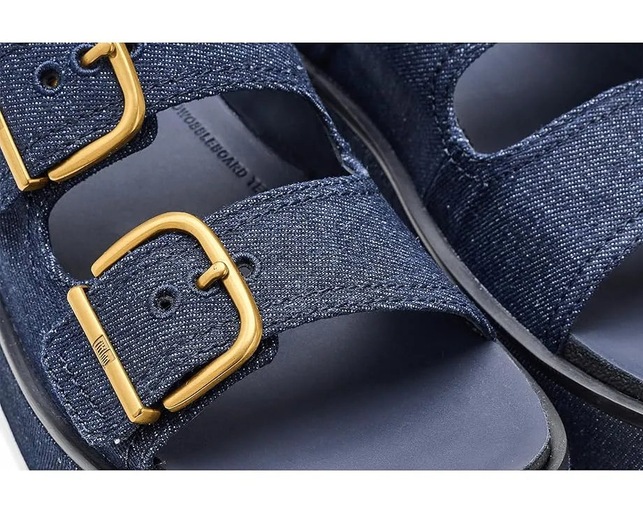 Сандалии FitFlop Gen FF Max Buckle с задним ремешком из денима