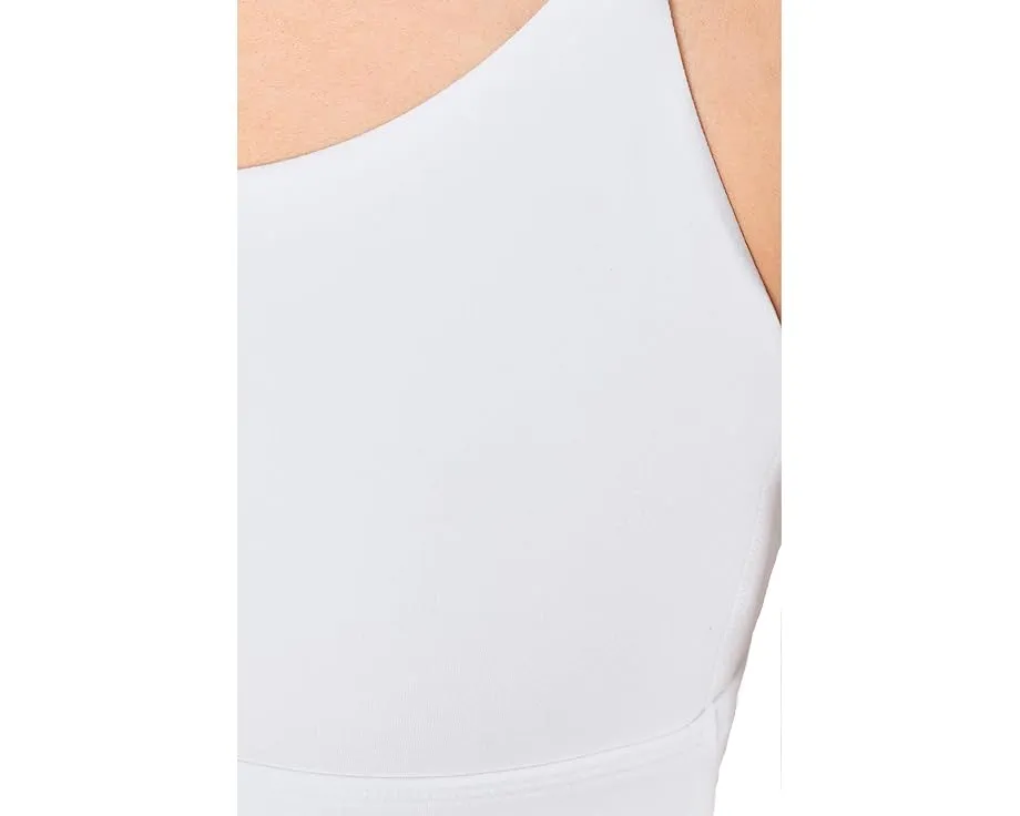 Beyond Yoga топ Spacedye Back To It Strappy Bra облачно-белого цвета