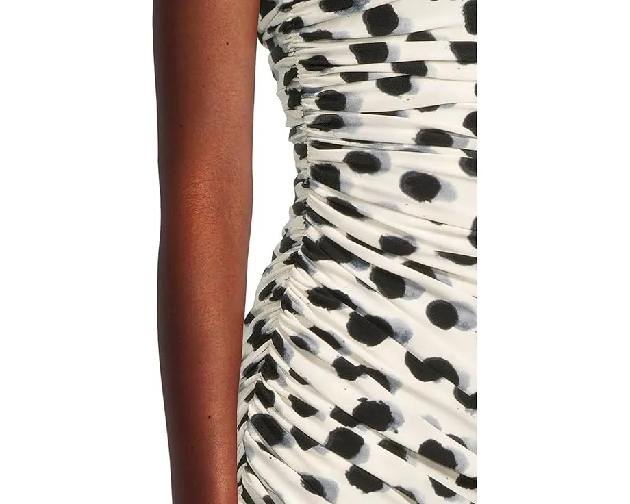 Мини-платье Norma Kamali Strapless Diana с асимметричным подолом